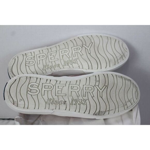 SPERRY TOP-SIDER Womens Size 9.5 Rose Leather Slip On Shoes Laser Cut Perforated - Picture 9 of 9